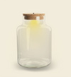 LED Cork Lid – Warm Light for Glass Jars & Terrariums