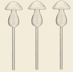 Glass watering mushroom